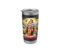 Radha e Krishna Love Bicchiere termico in acciaio inox doppia parete
