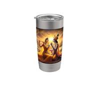 Radha e Krishna Love Bicchiere termico in acciaio inox doppia parete
