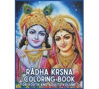 Radha Krishna Mystical Coloring Book