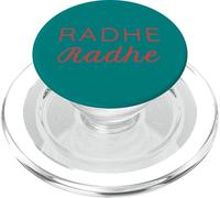 Radhe Radhe: Mantra sacro per la devozione spirituale PopSockets PopGrip per MagSafe