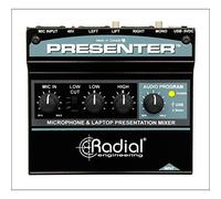 RADIAL ENGINEERING - PRESENTER Mixer Compatto, Combina un Preamplificatore Microfonico e Ingresso USB, Interfaccia di Ultima Generazione