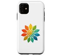 Radial Mandala Bloom - Simmetria astratta modello Art Design Custodia per iPhone 11