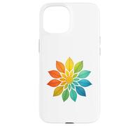 Radial Mandala Bloom - Simmetria astratta modello Art Design Custodia per iPhone 15