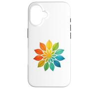 Radial Mandala Bloom - Simmetria astratta modello Art Design Custodia per iPhone 16