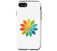 Radial Mandala Bloom - Simmetria astratta modello Art Design Custodia per iPhone SE (2020) / 7 / 8