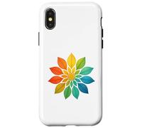 Radial Mandala Bloom - Simmetria astratta modello Art Design Custodia per iPhone X/XS