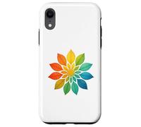 Radial Mandala Bloom - Simmetria astratta modello Art Design Custodia per iPhone XR