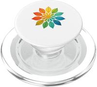 Radial Mandala Bloom - Simmetria astratta modello Art Design PopSockets PopGrip per MagSafe