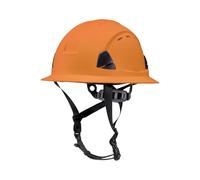 Radians RHF2V Casco di sicurezza unisex tipo II ventilato a tesa intera, colore arancione, taglia adulto