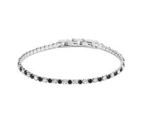 RADIANT Bracciale Hombre Riviere argento/Negro