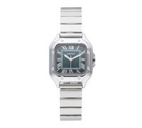 Radiant - Collezione Chris Her - Orologio analogico. Orologio da polso per donna. Orologio con bracciale, quadrante verde e cinturino argento. Dimensione 27,5mm. Resistenza all'acqua 3ATM.