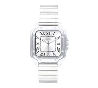 Radiant - Collezione Chris Him - Orologio analogico. Orologio da polso per uomo. Orologio con bracciale, quadrante bianco e cinturino argento. Dimensione 37,5mm. Resistenza all'acqua 5ATM.