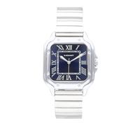 Radiant - Collezione Chris Him - Orologio analogico. Orologio da polso per uomo. Orologio con bracciale, quadrante blu e cinturino argento. Dimensione 37,5mm. Resistenza all'acqua 5ATM.