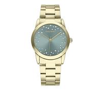 Radiant - Collezione Fiji - Orologio analogico e in cuarzo. Orologio da polso per donna. Orologio con bracciale con quadrante dorato e cinturino in acciaio inossidabile. Dimensioni 36mm. 3ATM.