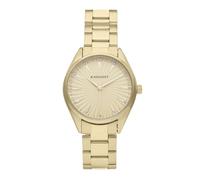 Radiant - Collezione Loren - Orologio analogico. Orologio da polso per donna. Orologio con bracciale, quadrante dorato e cinturino oro. Dimensione 34mm. Resistenza all'acqua 3ATM.