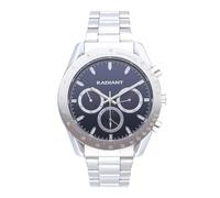 Radiant - Collezione Marlon - Orologio analogico. Orologio da polso per uomo. Orologio con bracciale, quadrante blu e cinturino argento. Dimensione 44mm. Resistenza all'acqua 5ATM.