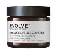 Evolve Organic Beauty Cura del viso Maschere per il viso Radiant Glow 2-In-1 Face Mask & Polish 60 ml