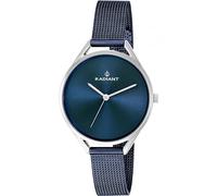 Radiant Orologio analogico da donna al quarzo con cinturino in acciaio, blu, 34MM, Bracciale