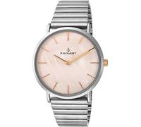 Radiant Orologio analogico da donna Collezione Ginger Orologio argentato con bracciale e quadrante rosa 3ATM 38mm Riferimento RA475201., multicolore, Bracciale