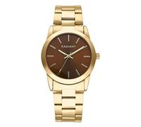 RADIANT RELOJ BASIC 36MM IPBROWN DIAL IPG BRACELET / 3 ATM