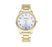 RADIANT RELOJ REX 40MM SILVER DIAL IPGOLD BRAZ / 5 ATM