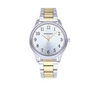 RADIANT RELOJ REX 40MM SILVER DIAL IPSILVER-GOLD BRAZ / 5 ATM