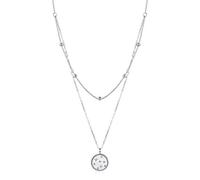 Radiant Star Silver Necklace - Collana con ciondolo minimalista in argento Sterling 925 per donna, catena regolabile