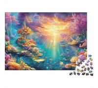 Radiant Sunset over An Aquatic Wonderland Puzzle Da 1000 Pezzi Underwater World Perfetto Regalo Per Ragazzi, Ragazze, Uomini E Donne 52x38cm/1000pcs