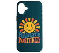 Radiate Positivity Citazione edificante Inspiring Bright Sunshine Custodia per iPhone 16 Plus