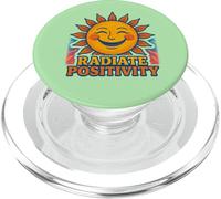 Radiate Positivity Citazione edificante Inspiring Bright Sunshine PopSockets PopGrip per MagSafe