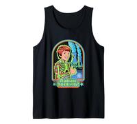 Radiate Positivity Sarcastic Retro Vintage Funny Adult Humor Canotta
