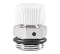 Radiator Bleed Valve 2-Pack Silver Air Release(Copper 3/8) | Efficient air expulsion, optimal heat distribution, quick setup, silver finish, residential use