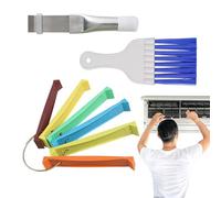 Radiator Comb - Stainless Steel Portable Fin Combs Tool for Efficient Cleaners, Lightweight Coil Cleaner with Multi Use Function, Cleaning Supplies for Home Car Air Conditioner 2.64x0.39 Inches