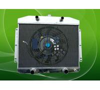 Radiator+FAN FOR Mercury WIth Flathead V8 engine 1949-1951 1950 Manual 49 50 51