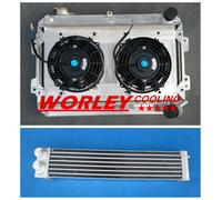 Radiator&Fan Shroud&Oilcooler FOR MAZDA RX7 SERIES 1 2 3 S1 S2 S3 SA/FB MT 79-85