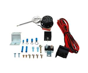 Radiator Fan Termostato Controllo Per Kit Cavi Relè 12V Auto Camion Z8G2