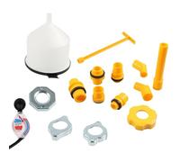 Radiator Funnel Burping Kit - Radiator Flush Oil Funnel 16 Pieces Spill Proof Radiators Flush Kits - Radiators Funnels With Tester, Radiatorr Fill Funnels Kit For Water, Coolant, Oil SUVs