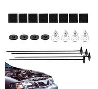 Radiator Mount Ties, Fan Fastener Clips, Auto Cable Straps, Non-Slip Grip, Heat-Resistant Build, Ideal for Car AC Units, Condenser Installs, Vehicle Repairs, Engine Mods, Garage Projects