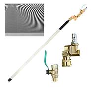 Radiator Spray Wand, High-Pressure Cleaning Tool, 24 Inch Air Pipe Attachment, 4500 PSI Power Capability, Ideal for RV Maintenance, Generator Washing, Garage Use, Trailer Repair Shop Tasks