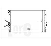 Radiatore 053-017-0011 ABAKUS per VW SEAT
