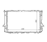 Radiatore 100+A6 94-97 632x414 1.9+2.5TDi 2.0+2.3 M +AC