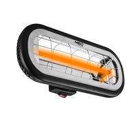 Radiatore 2000 W, IP65, elemento riscaldante paraluce lampada gialla