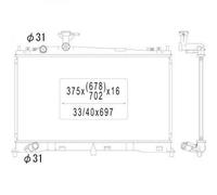 DIEDERICHS Radiatore, Raffreddamento motore compatibile con MAZDA DCM2249