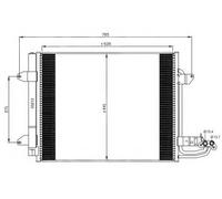 Radiatore A/C Volkswagen Caddy Benzina Diesel dal 2004 NUOVO
