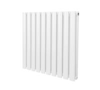Radiatore a colonna ovale - 600 mm x 600 mm - Bianco