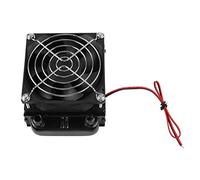 Radiatore a liquido per CPU con LED da 80 mm e ventola, di raffreddamento a liquido per CPU per computer PC, radiatore in alluminio puro con ventola DC12V da 80x80 mm per