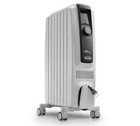 De'Longhi Dragon EasyTronic TRD50615 - Termoventilatore con 12 livelli di temperatura, interfaccia EasyTronic con termostato di sicurezza, effetto camino con 6 nervature per ambienti fino a 45 m³