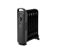 Radiatore a Olio Jata 850W 7 Elementi Termostato Ruote Spegnimento Automatico