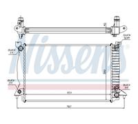 Radiatore Acqua Adatto A per Audi A4 Avant 8ED B7 2.7 Tdi 3.0 8H7 B6 8HE