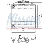 Radiatore Acqua Adatto A per BMW 5er Touring 7er F11 F01 F02 F03 F04 F07 F10